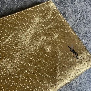 YSL Gold Beauty Pouch